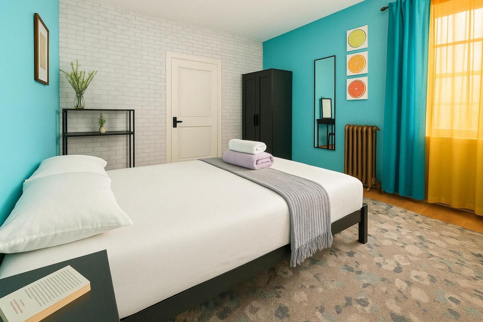 Modern Xl Queen Room Comfort & Character In Harlem New York Exterior photo
