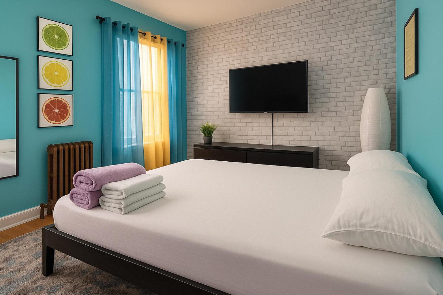 Modern Xl Queen Room Comfort & Character In Harlem New York Exterior photo